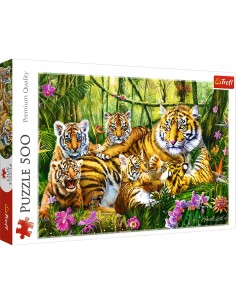 PUZZLE TREFL 500 FAMILIE DE TIGRI