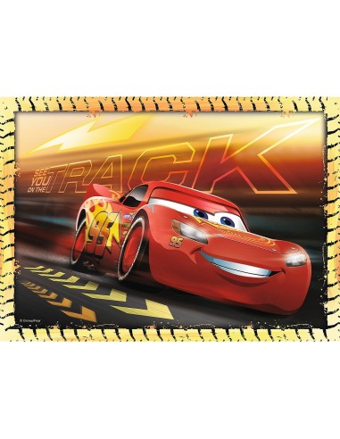 PUZZLE 4IN1 CARS - PE LOCURI, FITI FATA, START