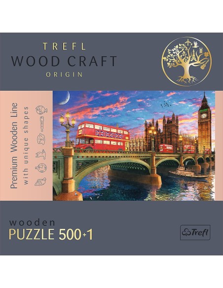 PUZZLE TREFL DIN LEMN 500+1 OBICTIVELE TURISTICE DIN LONDRA