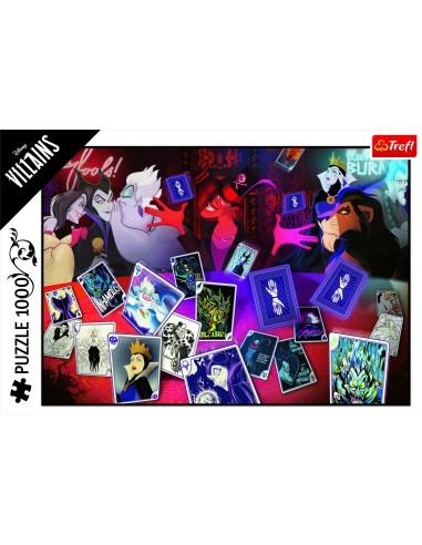 PUZZLE TREFL 1000 DISNEY VILLAINS DOAR CARTILE...