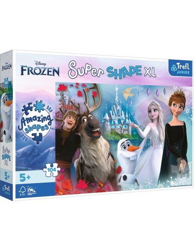 PUZZLE TREFL PRIMO SUPER SHAPE XXL 104 DISNEY...