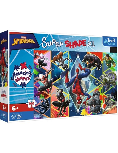 PUZZLE TREFL PRIMO SUPER SHAPE XXL 160 SPIDERMAN