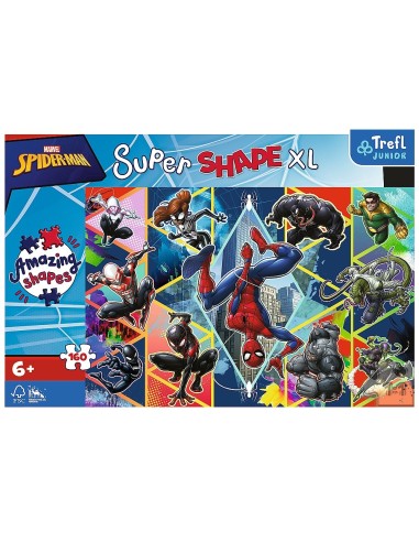 PUZZLE TREFL PRIMO SUPER SHAPE XXL 160 SPIDERMAN