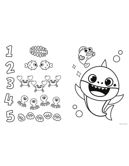 PUZZLE TREFL PRIMO  SUPER GIANT 15 BABY SHARK