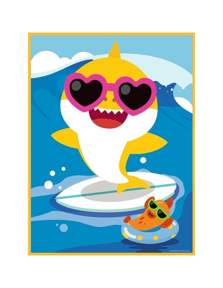 PUZZLE TREFL PRIMO BABY MAXI 2X10 BABY SHARK