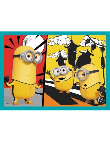 PUZZLE TREFL MINIONS 4IN1 LUMEA FERICITA A...