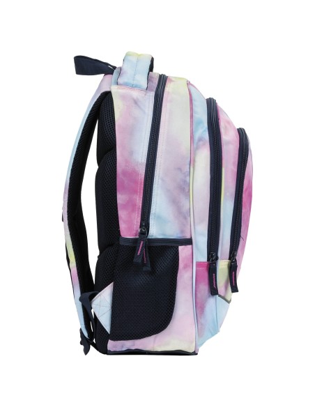 Ghiozdan ergonomic de fetite pentru scoala, BackUP, 3 compartimente, model abstract PLB5X29