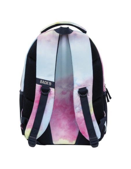 Ghiozdan ergonomic de fetite pentru scoala, BackUP, 3 compartimente, model abstract PLB5X29