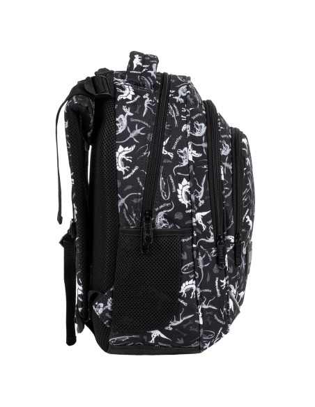 Ghiozdan ergonomic de copii pentru scoala, BackUP, 4 compartimente, model Dinozauri PLB4R114