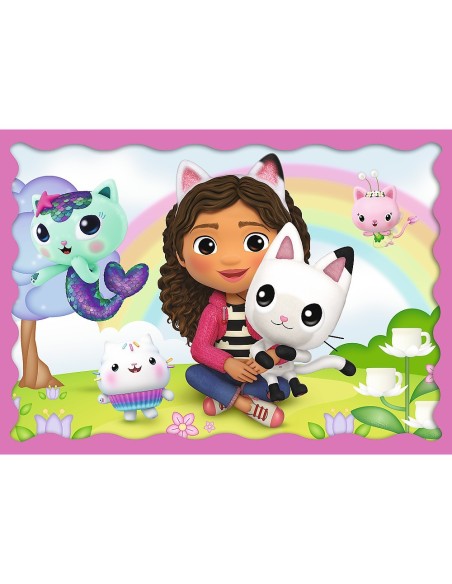 PUZZLE TREFL 4IN1 GABBYS DOLLHOUSE AVENTURILE LUI GABBY