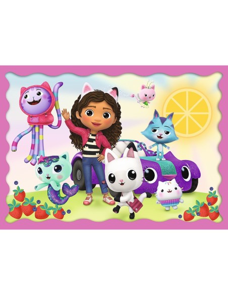 PUZZLE TREFL 4IN1 GABBYS DOLLHOUSE AVENTURILE LUI GABBY