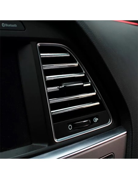 Rola Ornament Auto de tip "U" pentru muchii sau grila ventilatie, 15m liniari, culoare Crom SILVER