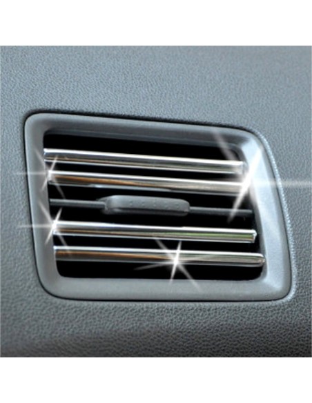 Rola Ornament Auto de tip "U" pentru muchii sau grila ventilatie, 15m liniari, culoare Crom SILVER