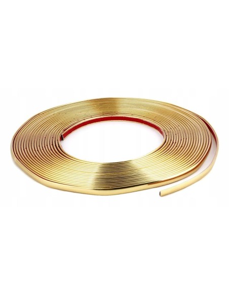 Rola Ornament autoadeziv, 4mm x 15m, culoare Crom GOLD