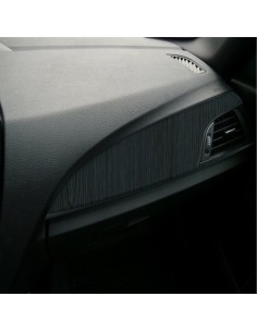 Folie Auto Colantare Trimuri, Model Lemn Negru, 100 x 45cm