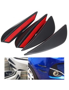 Set 4 buc. aripioare ornamentale bara tuning, culoare neagra 2