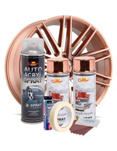 Kit complet reparatie si vopsire jante culoare Cupru... 2