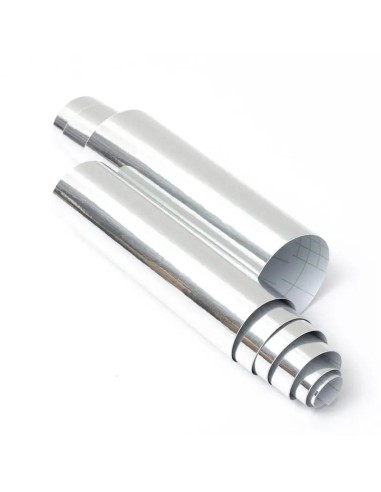 Set 2 bucati folie Crom pentru colantare...