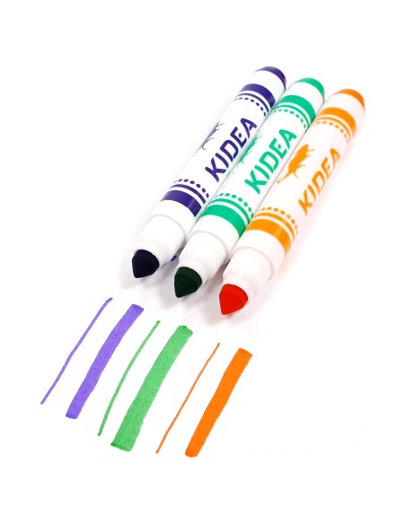 Set 8 markere jumbo, Kidea FSKJ8KA
