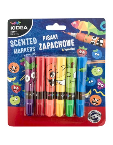 Set 6 carioci parfumate, Kidea PZ6KA, simpatice