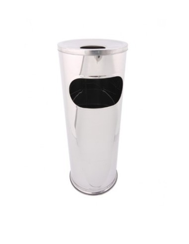 Cos pentru gunoi din inox cu scrumiera, 20.5 x...