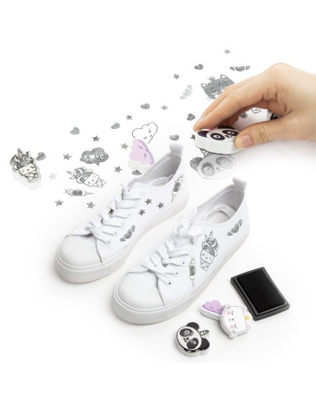 Set stampile pentru decorarea incaltamintelor si a textilelor, Kidea ZSDTOKA