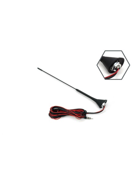 Antena radio auto universala 40cm cu amplificator ANT08