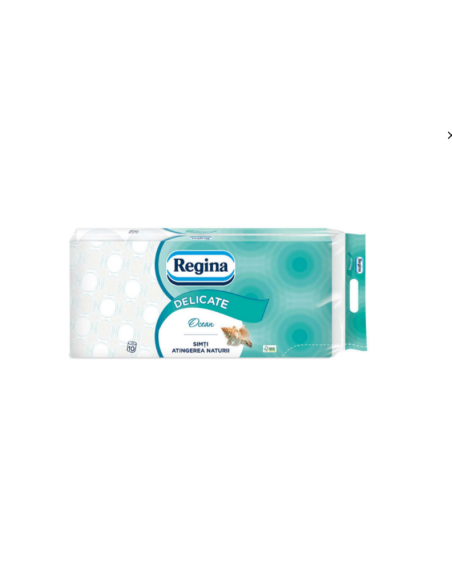 Set 10 role hartie igienica Regina Delicate, hartie igienica 3 straturi, diferite modele