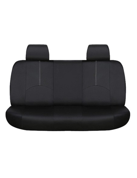 Set 11 huse scaun auto UNIVERSALE din piele ecologica NEGRU AG338E