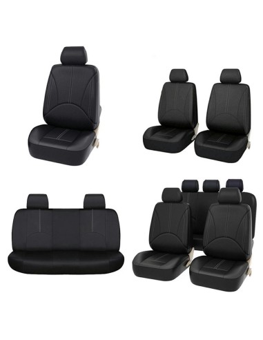 Set 11 huse scaun auto UNIVERSALE din piele...