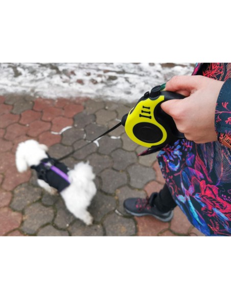 Lesa Retractabila Automata 3m lungime pentru caini de pana la 8kg