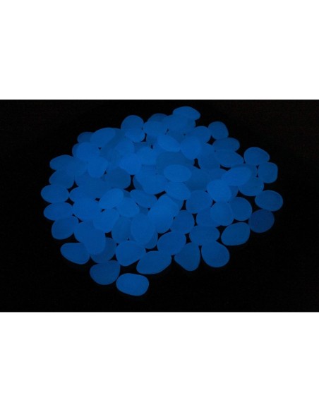 Set 100 pietre decorative fluorescente, culoare Albastru, AVX-AG653A