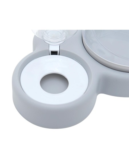 Vas Dublu Inclinat pentru hranire pisici cu Dispenser Apa, AVX-AG684E