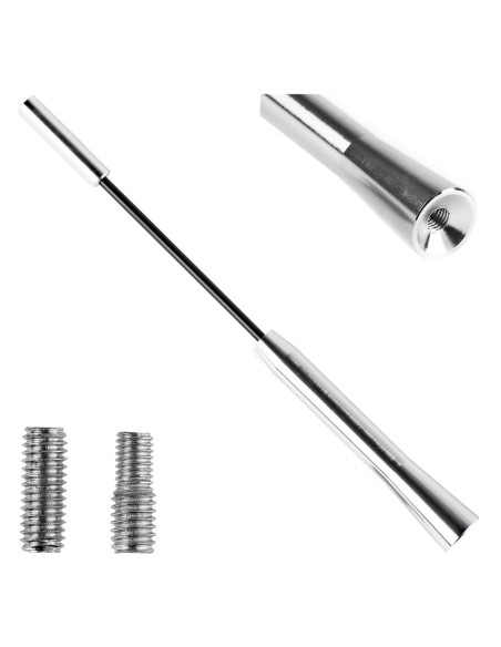 Antena radio auto universala, metalica cu adaptor, ANT05