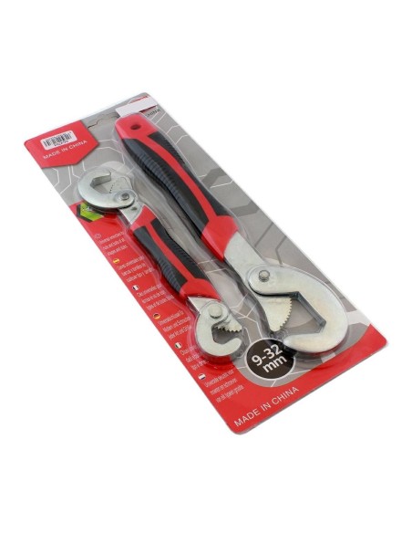 Set 2 chei universale multifunctionale de tip "carlig", din metal rezistent, 9-32mm, AVX-AG476A