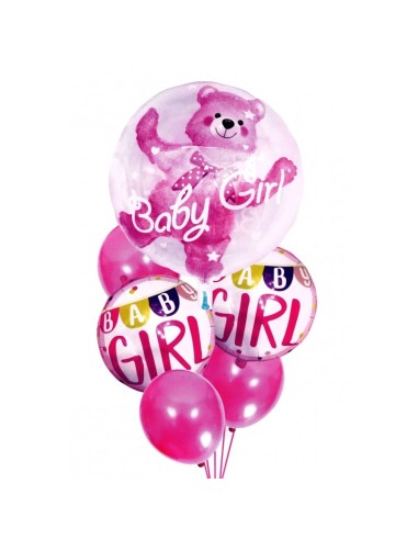 Set 6 buc. baloane pentru Zi de Nastere Fetite,...