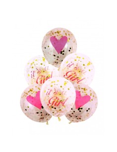 Set 6 buc. baloane pentru Zi de Nastere Fetite, culoare...