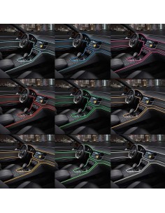 Fir Neon Auto "EL Wire" culoare Orange, lungime 5M,... 2