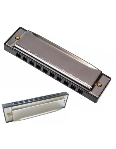 Muzicuta metalica pentru copii, lungime 10,5 cm