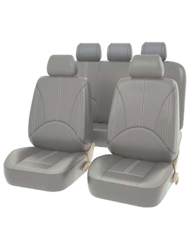 Set 11 huse scaun auto UNIVERSALE din piele...