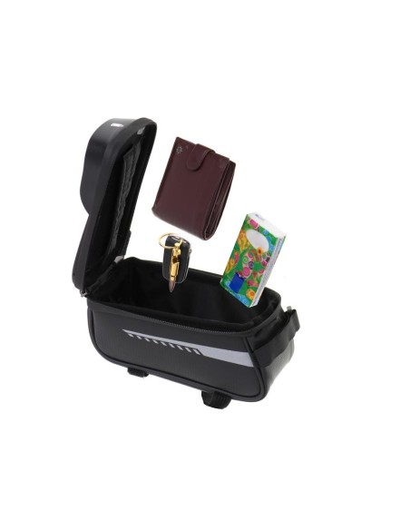 Suport Telefon IMPERMEABIL tip Geanta, montaj pe Motocicleta sau Bicicleta