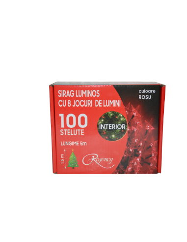 Instalatie de Craciun, sirag luminos cu 8...