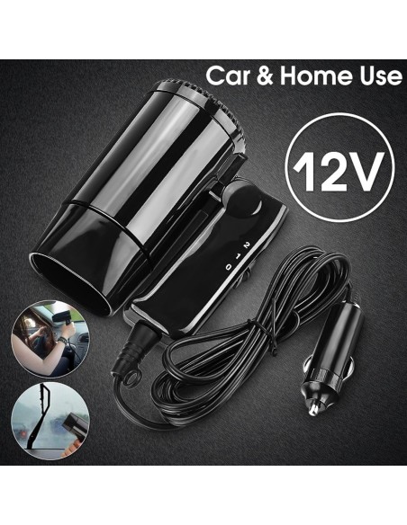 Uscator de Par auto, alimentare 12V, 210W (feon, foehn)