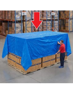 Prelata Impermeabila cu ochiuri metalice de prindere,...