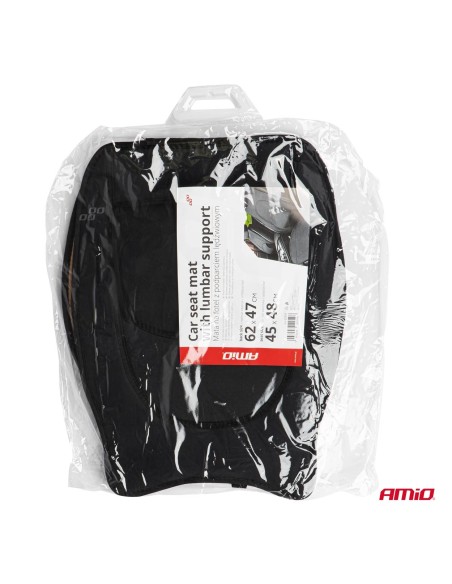 Husa scaun de inalta calitate cu suport lombar, culoare Neagra