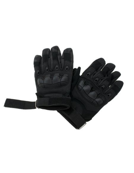 Manusi Tactice cu elemente de protectie, marime L, cu destinatie Moto, ATV, SSV, QUAD, culoare Neagra