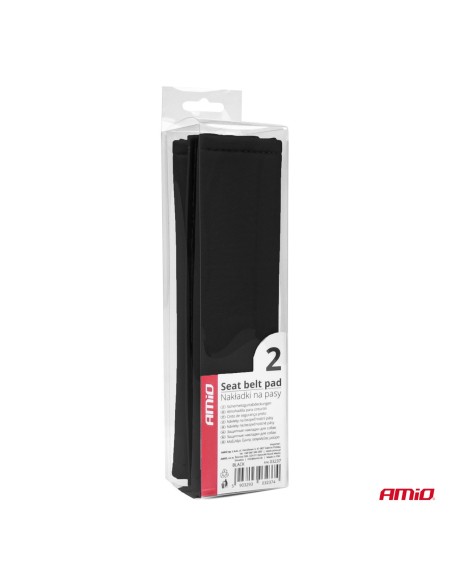 Set 2 perne de protectie pentru centura, culoare Neagra