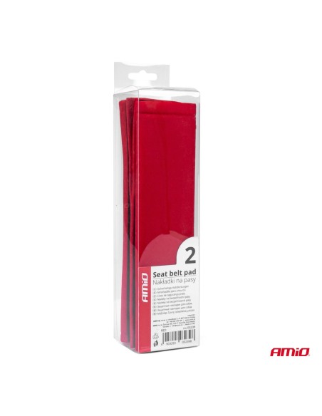 Set 2 perne de protectie pentru centura, culoare Rosie