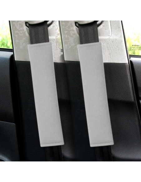 Set 2 perne de protectie pentru centura, culoare Gri Deschis