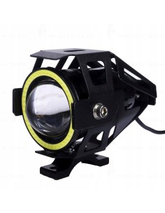 Proiector LED cu Lupa, Angel Eye ALB si Devil Eye RED,... 2